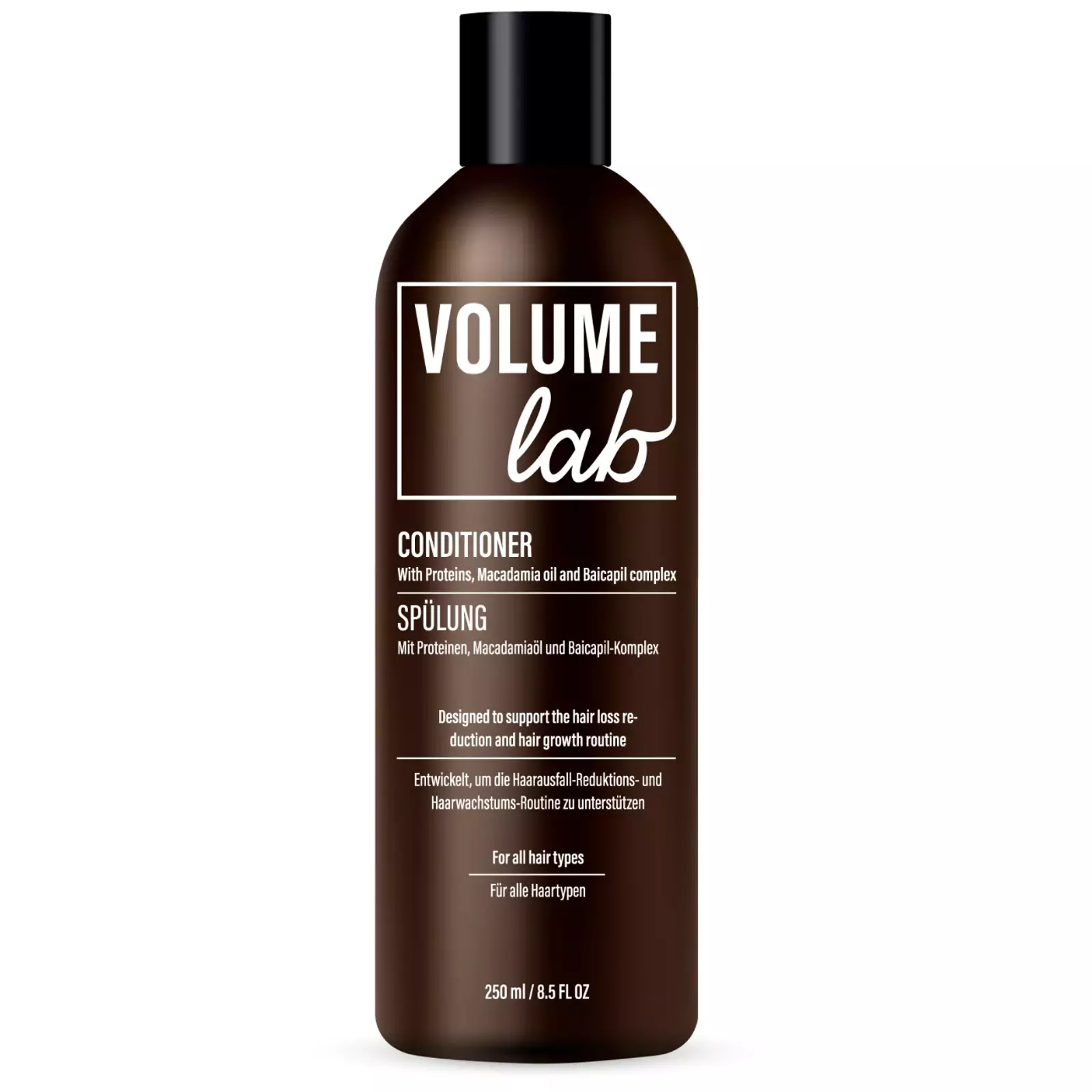 Volume Lab Conditioner stärker håret och skyddar det mot åldrande Volume Lab Conditioner stärker håret och skyddar det mot åldrande